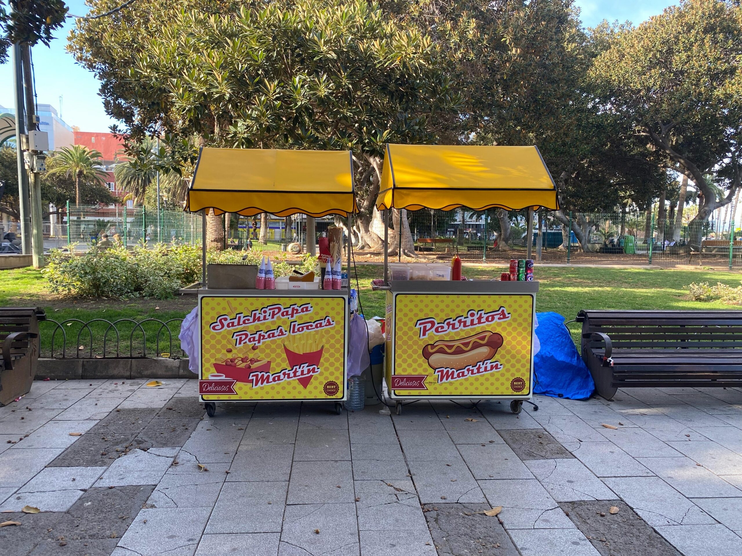 Chucherías y snacks deliciosos