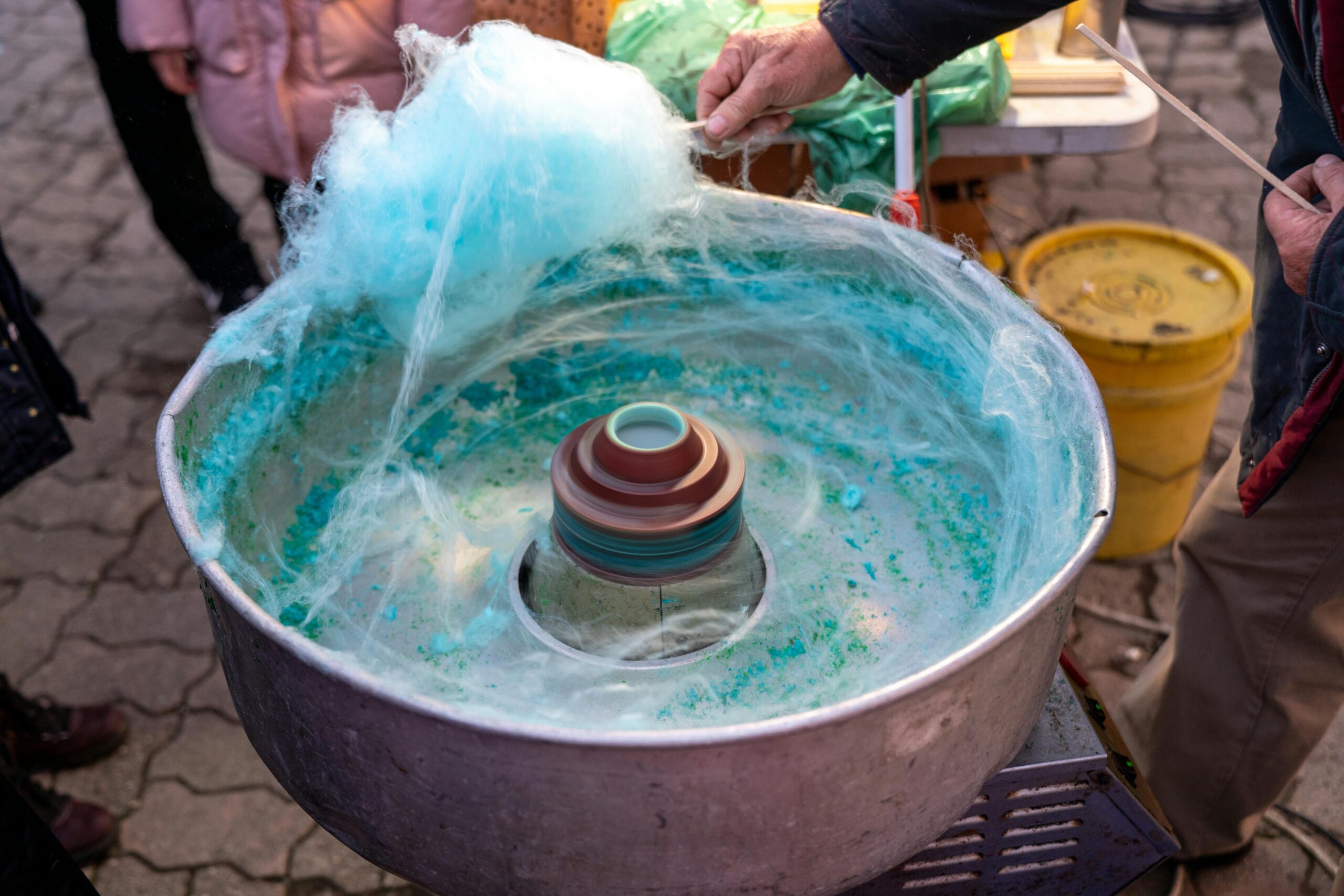 Máquina de algodón y palomitas